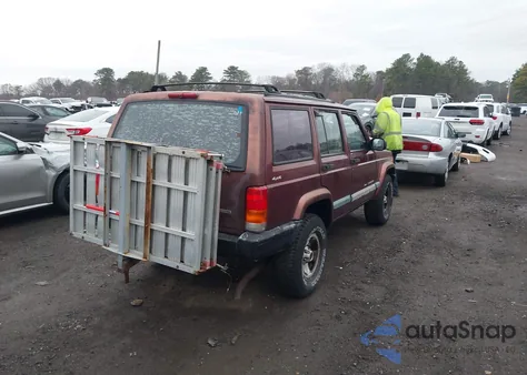 2000 Jeep Cherokee Sport из США, поврежденный, VIN 1J4FF48S1YL209984